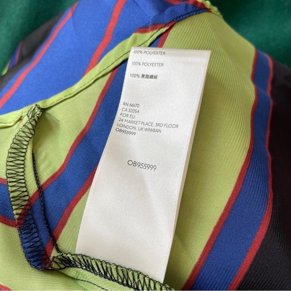 FREE PEOPLE Olympia Combo Multicolor Polyester Rio Maxi Skirt NWT Size 12 - Picture 10 of 12